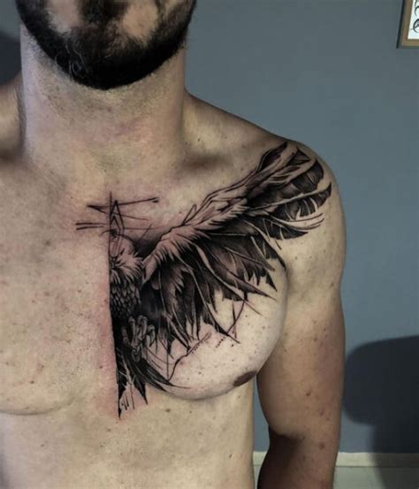 Tatuajes de clavícula para hombres (62 fotos): ideas de tatuajes。